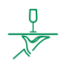 ilustracja, symbol kelnera